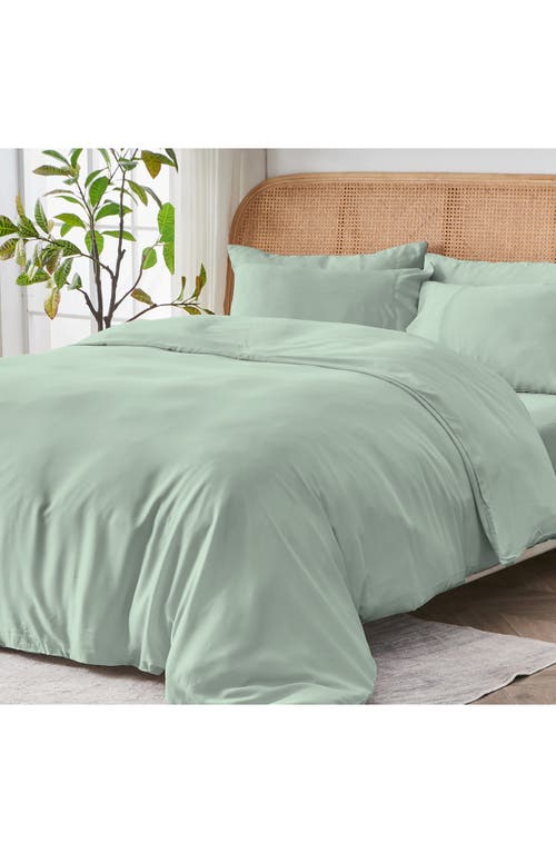 Shop Sijo Airyweight Duvet Cover In Sage