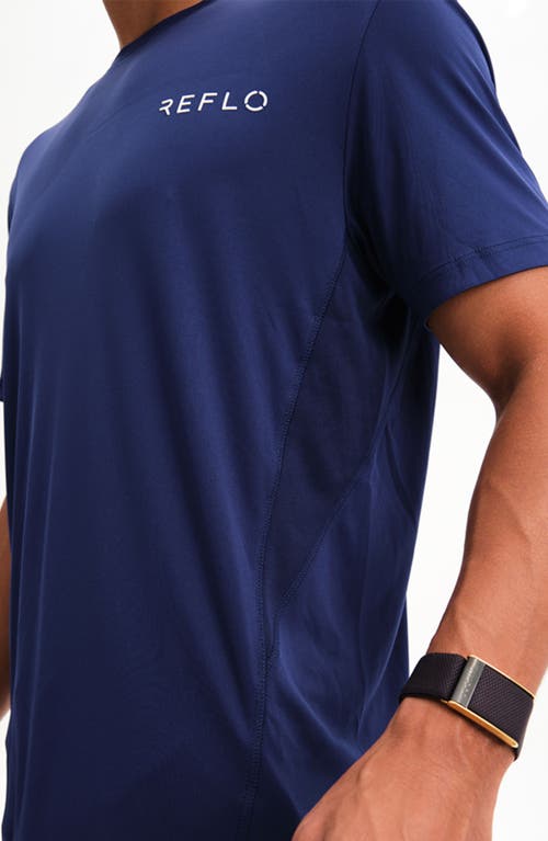 Reflo Hudson Recycled Active T-shirt In Navy