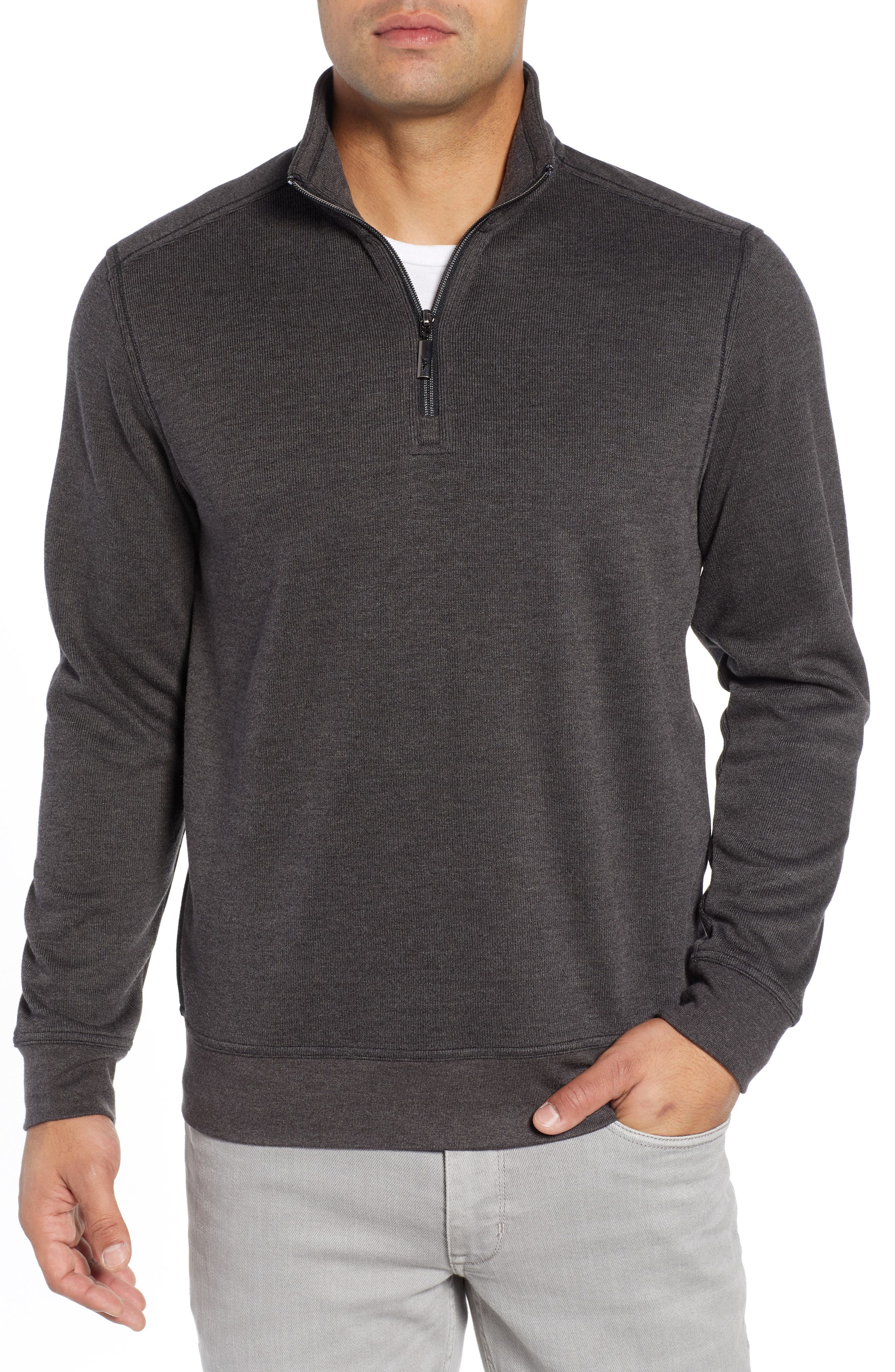 tommy bahama quarter zip pullover