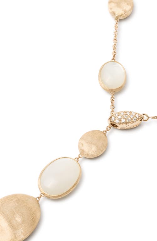 MARCO BICEGO MARCO BICEGO SIVIGLIA 18K YELLOW GOLD & MOTHER-OF-PEARL LARIAT NECKLACE