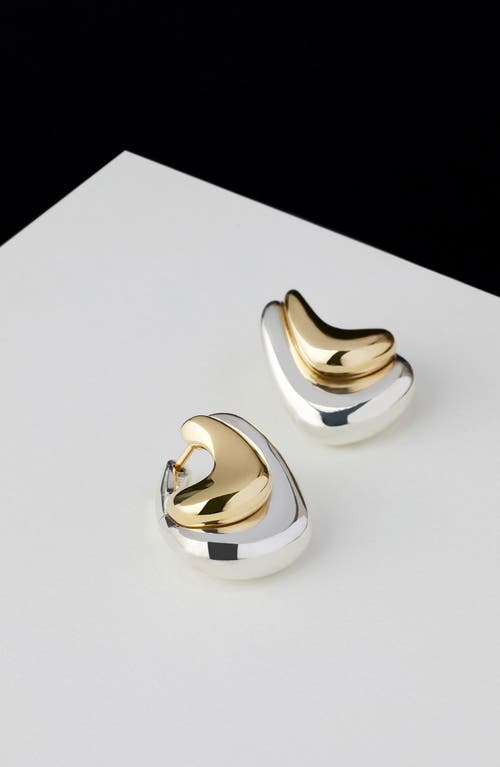 Shop Kloto Raya Drop Earrings In Silver/gold