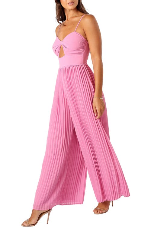 Petal And Pup Petal & Pup Alice Pleated Wide Leg Jumpsuit In Pink