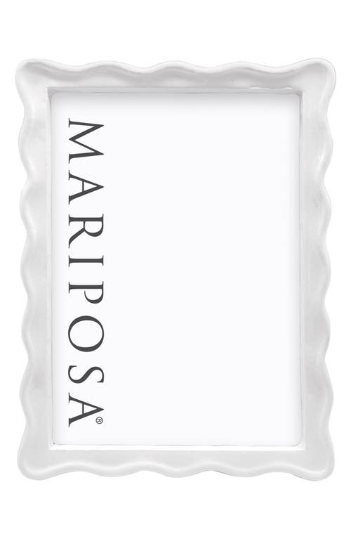 Mariposa Wavy Picture Frame in Clear at Nordstrom, Size 4X6