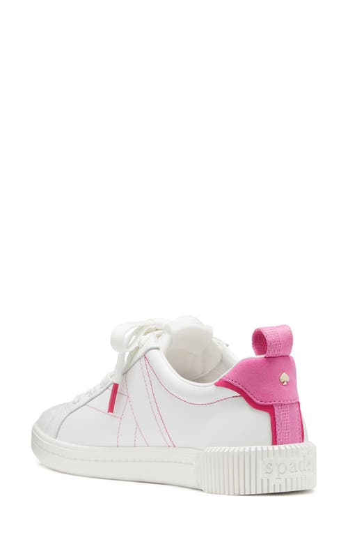 Shop Kate Spade New York Signature Sneaker In True White/carousel