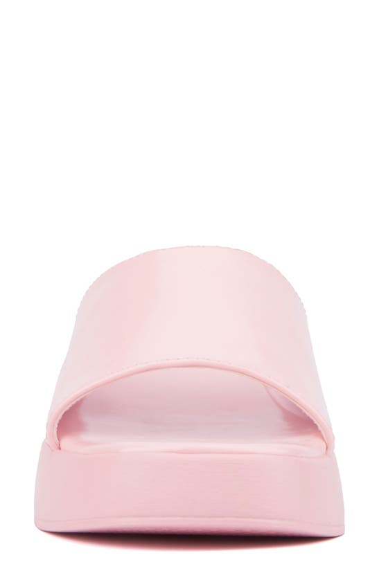 Olivia Miller Ambition Slide Sandal In Pink