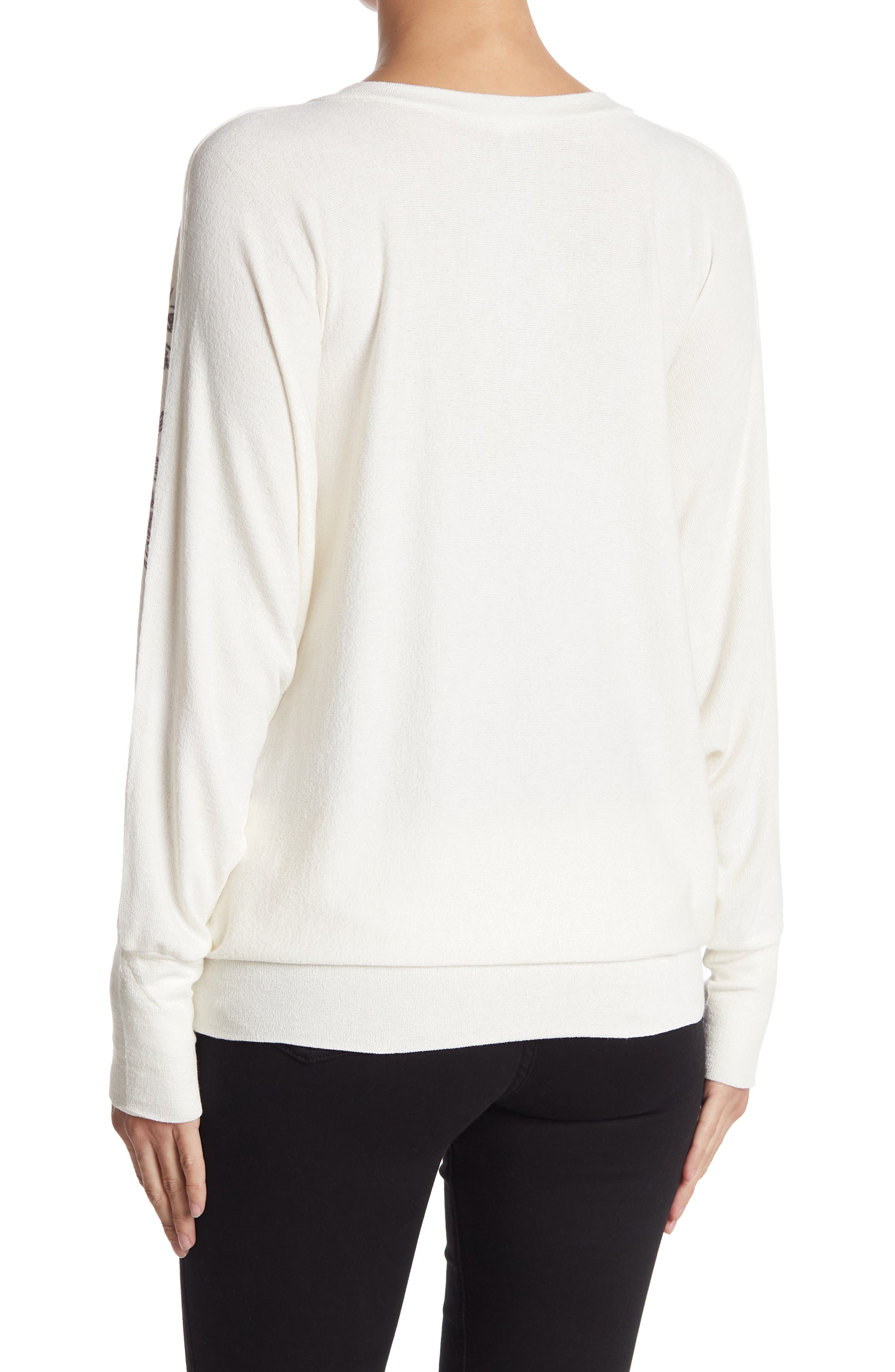 GO COUTURE Dolman Sleeve Tunic Sweater 