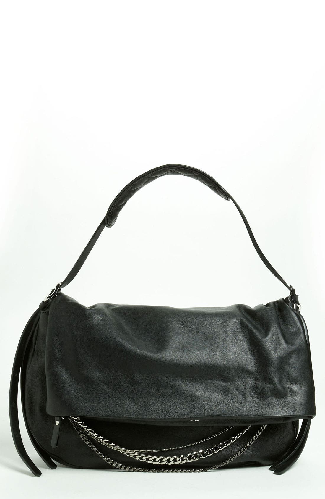 Jimmy Choo 'Biker Large' Leather Shoulder Bag Nordstrom