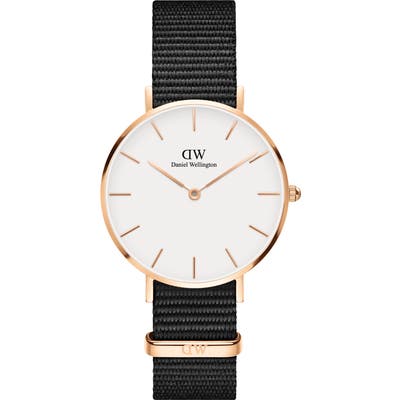 Daniel Wellington Classic Petite Nato Strap Watch, 32Mm