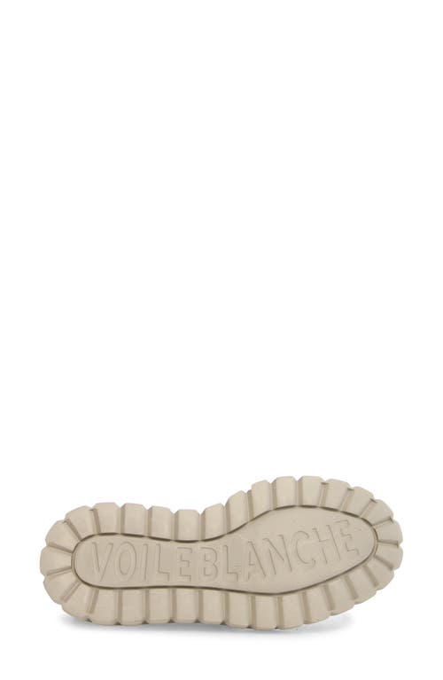 Voile Blanche Grenelle Wool Trim Platform Loafer In Grey