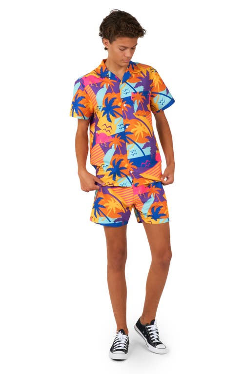 OppoSuits Kids' Palm Power Camp Shirt & Shorts Set Miscellaneous at Nordstrom,