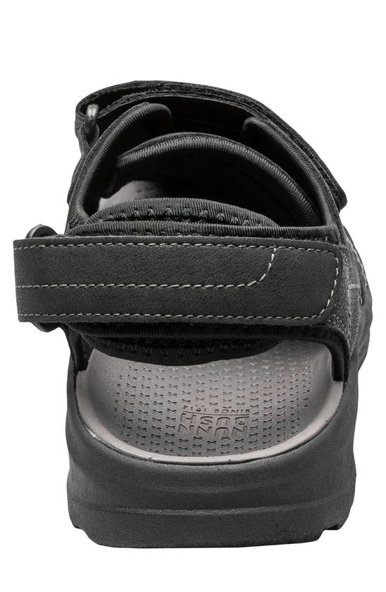 Shop Nunn Bush Huck Sport Sandal In Black