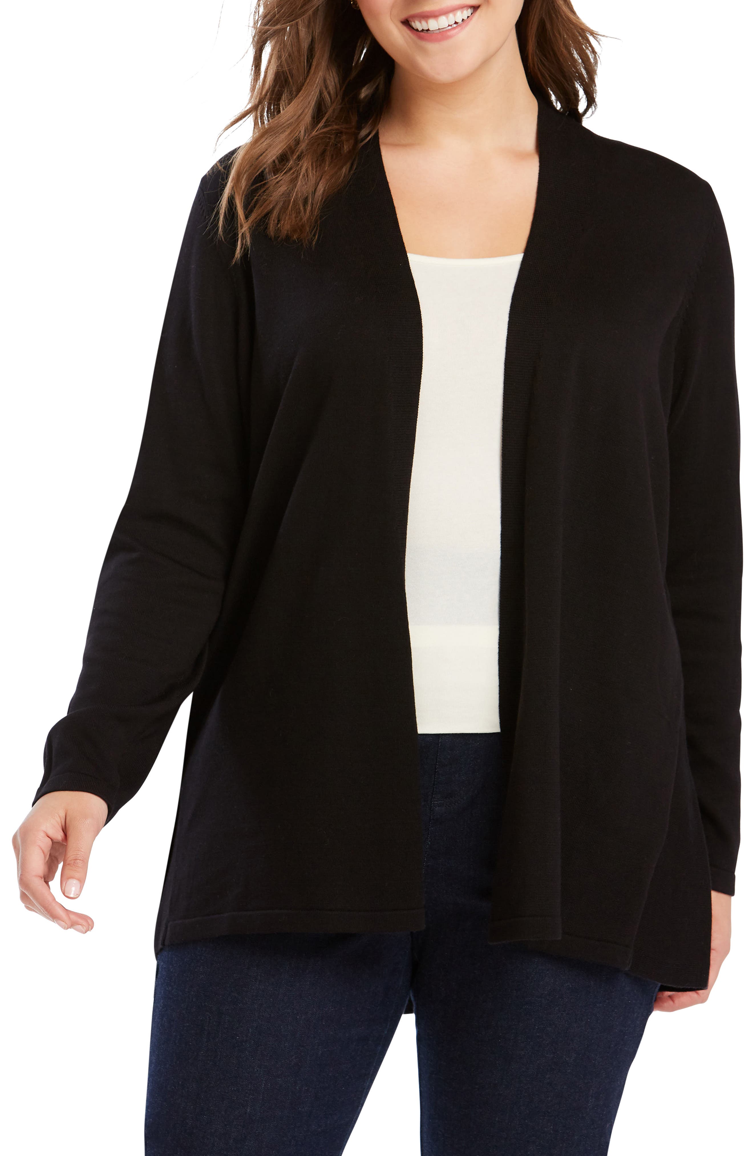 Plus Size Foxcroft Phillis Jersey Cardigan