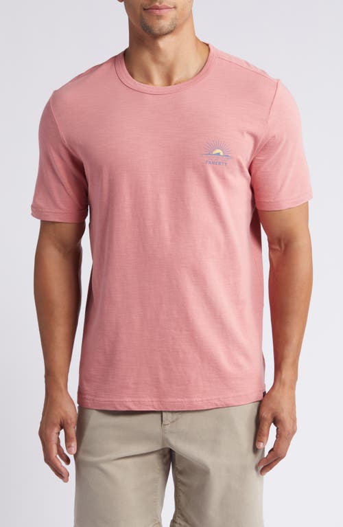 Faherty Sunwashed Graphic Organic Cotton T-Shirt Faded Flag at Nordstrom,