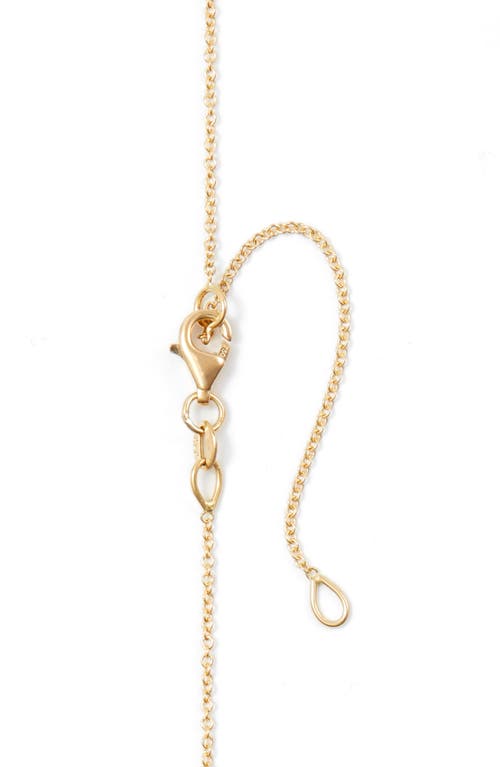 Bony Levy 18k Gold Pavé Diamond Initial Pendant Necklace In 18k Yellow Gold - R