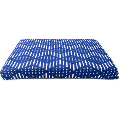 Laylo Pets Blue Bogolan Dog Bed, Blue