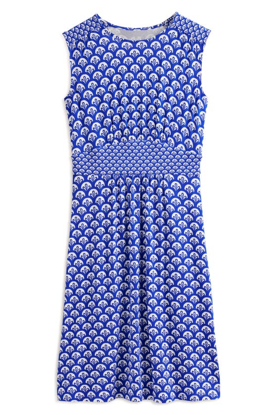 Shop Boden Thea Sleeveless Dress In Surf The Web Foliage Geo