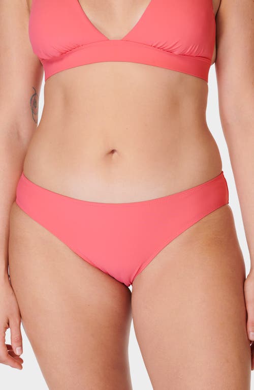 Peninsula Hipster Bikini Bottoms in Coral Pink