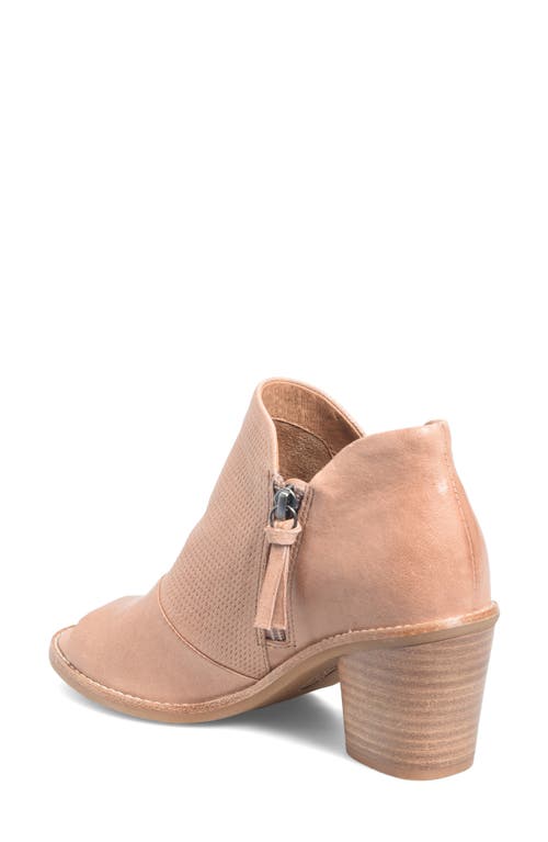 Söfft Molly Open Toe Bootie In Rose Taupe
