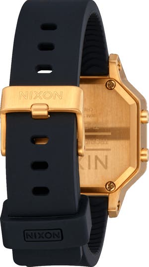 Nixon gold watch discount digital