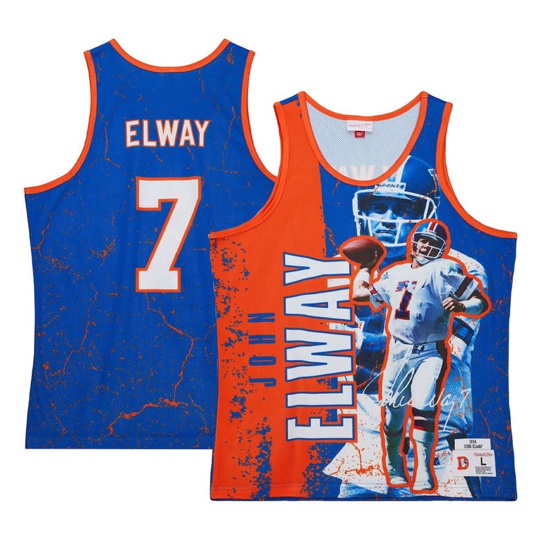 Mitchell & Ness John Elway Royal Denver Broncos 1994 Player Burst