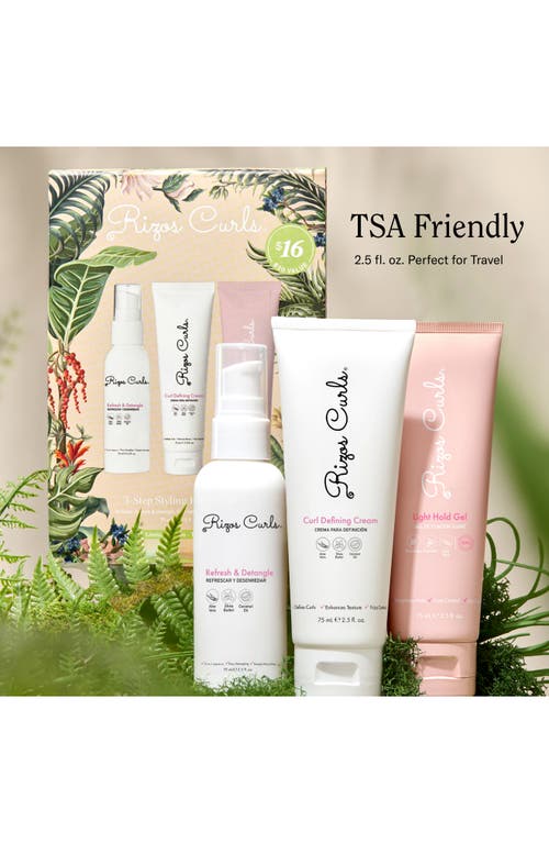 Rizos Curls 3-step Styling Kit For Curls (limited Edition) $30 Value In No Color