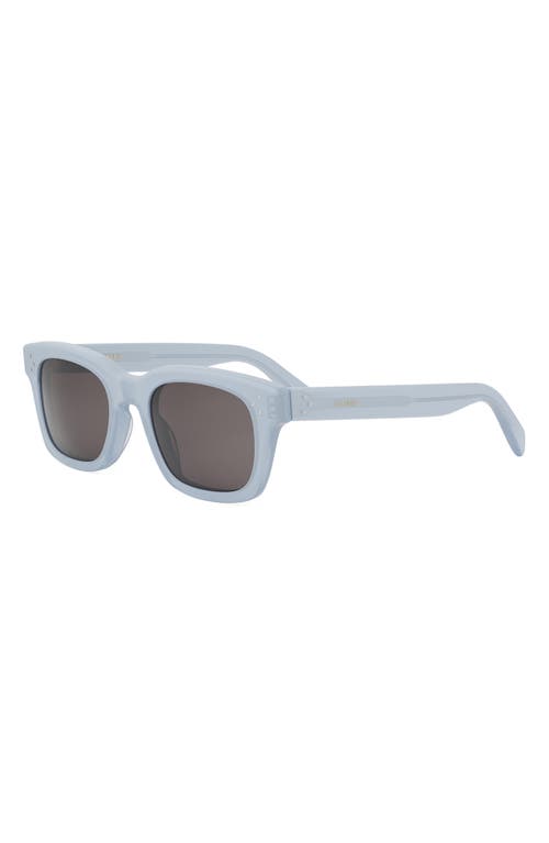 Celine Bold 3 Dots 50mm Square Sunglasses In Grey/other/smoke