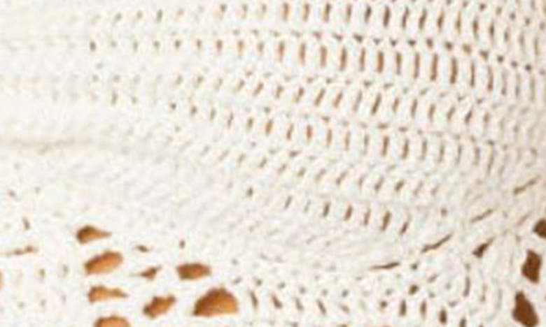 Shop Edikted Jada Crochet Open Back Halter Top In White
