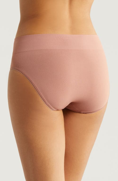 Wacoal Feeling Flexible High Cut Briefs In Burlwood