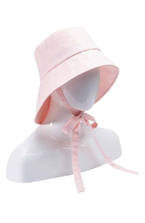 Ally Bucket Hat in Pale Pink