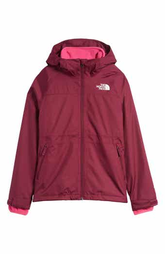 The North Face Kids Suave Oso Full Zip Hooded Jacket (Little Kids/Big Kids)  (Boysenberry) Girl's Clothing - ShopStyle
