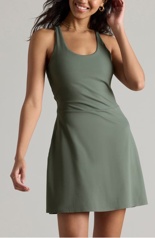 Shop Rhone Course To Court Sport Dress In Olive Shadow