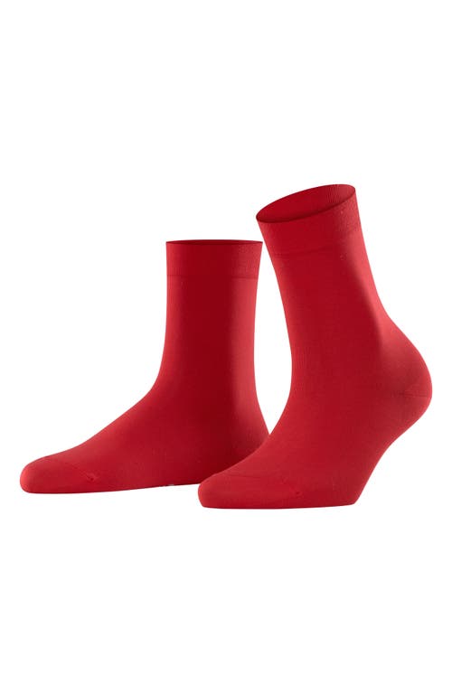 Falke Active Breeze Crew Socks In Scarlet