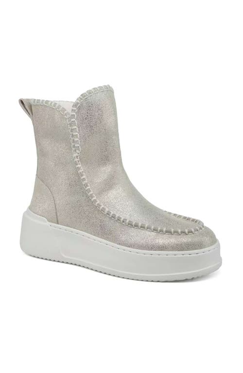 Jslides Footwear Jaja Sneaker In Metallic Light Gold