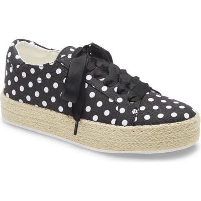 Kenneth Cole Kamspadrille Platform Sneaker, Black