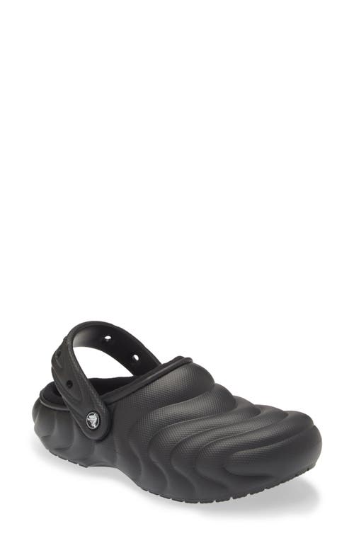 Shop Crocs Classic Lined Clog In Black