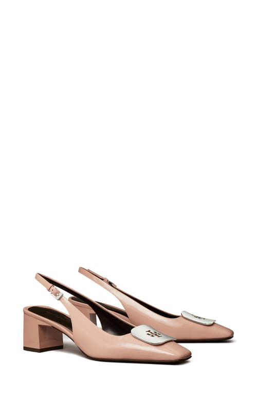 Shop Tory Burch Georgia Slingback Pump In Pink Brick