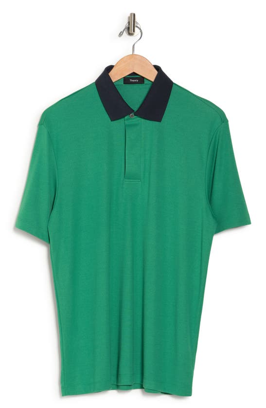 Theory Kayser Anemone Milano Polo In Green