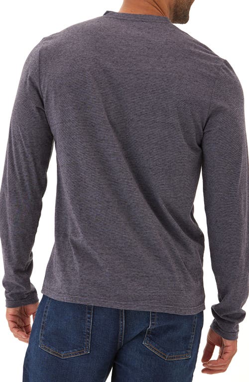 Shop Threads 4 Thought Braeden Slub Long Sleeve Henley In Zinc