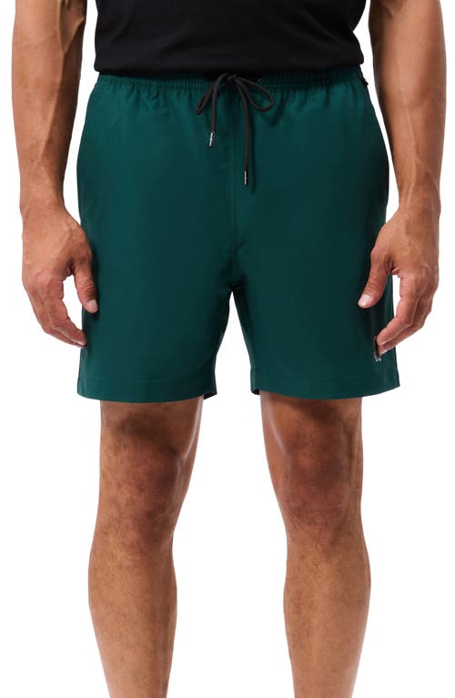 Shop Psycho Bunny Palm View Hydrochromic Swim Trunks In Sea Moss