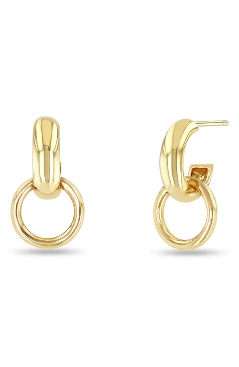 14k gold huggie earrings | Nordstrom