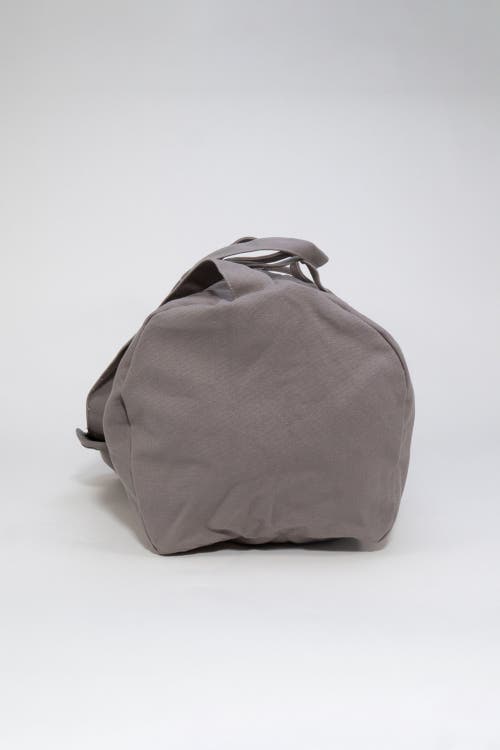 Shop Terra Thread Organic Cotton Duffle Bag In Cloud Grey