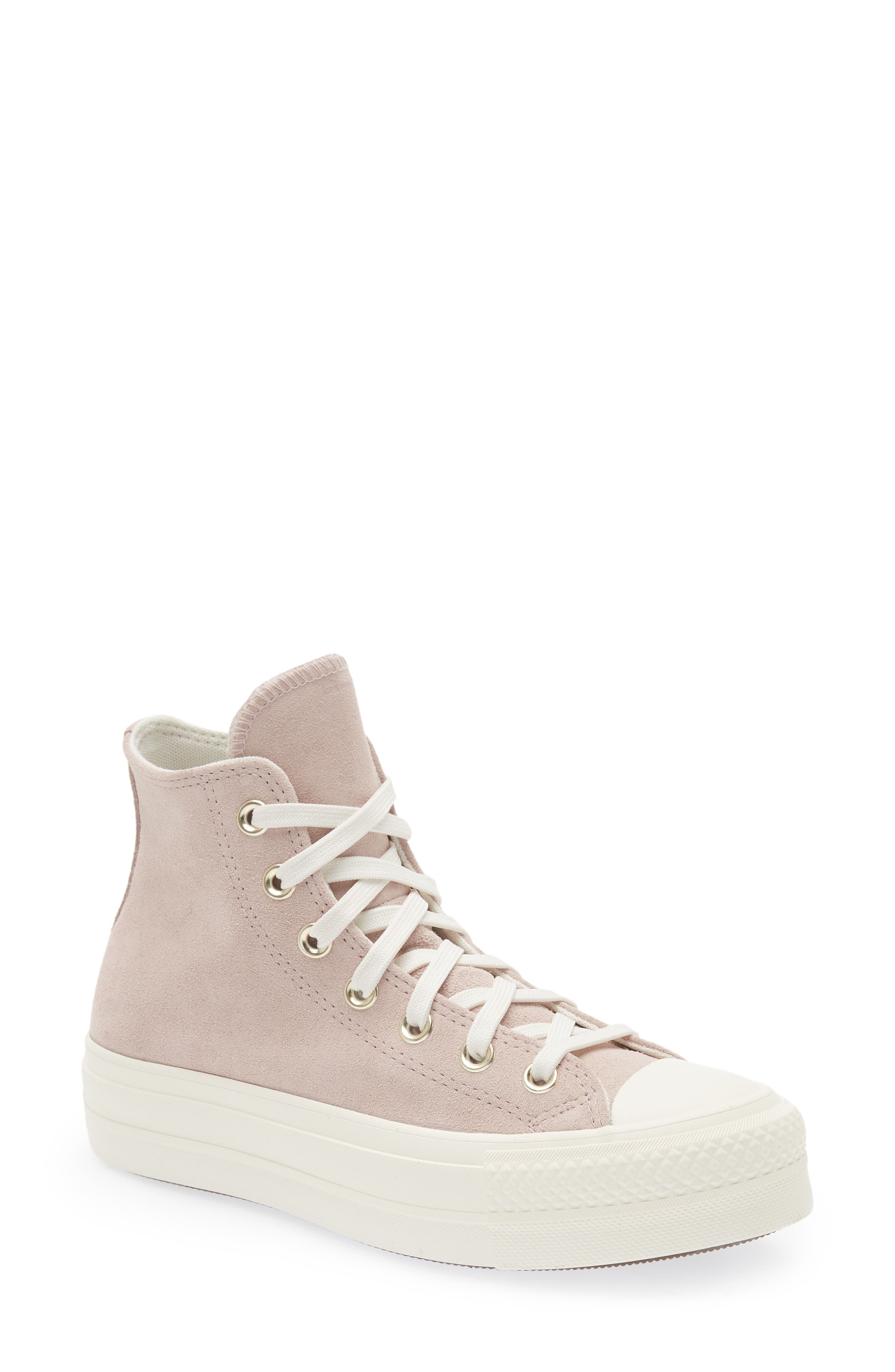 Womens Shoes Trainers High-top trainers Converse Beige Leather Chuck 70 High Sneakers in Black 