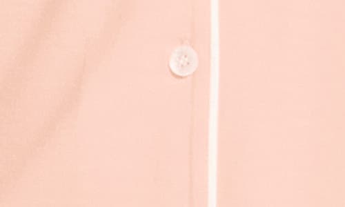 Shop Eberjey Gisele Jersey Knit Shorty Pajamas In Petal Pink/ivory