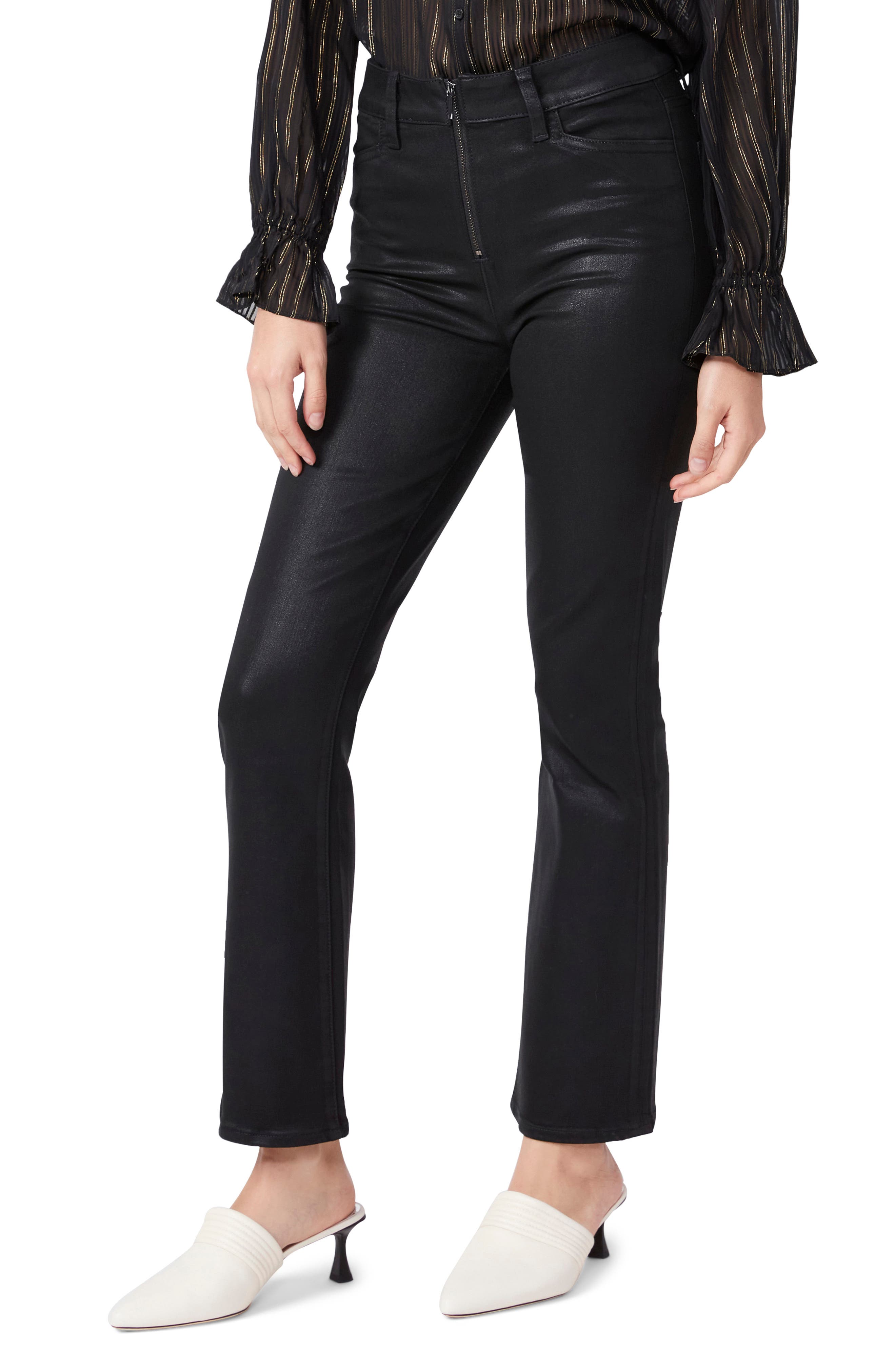 PAIGE Claudine Coated Flare Jeans 