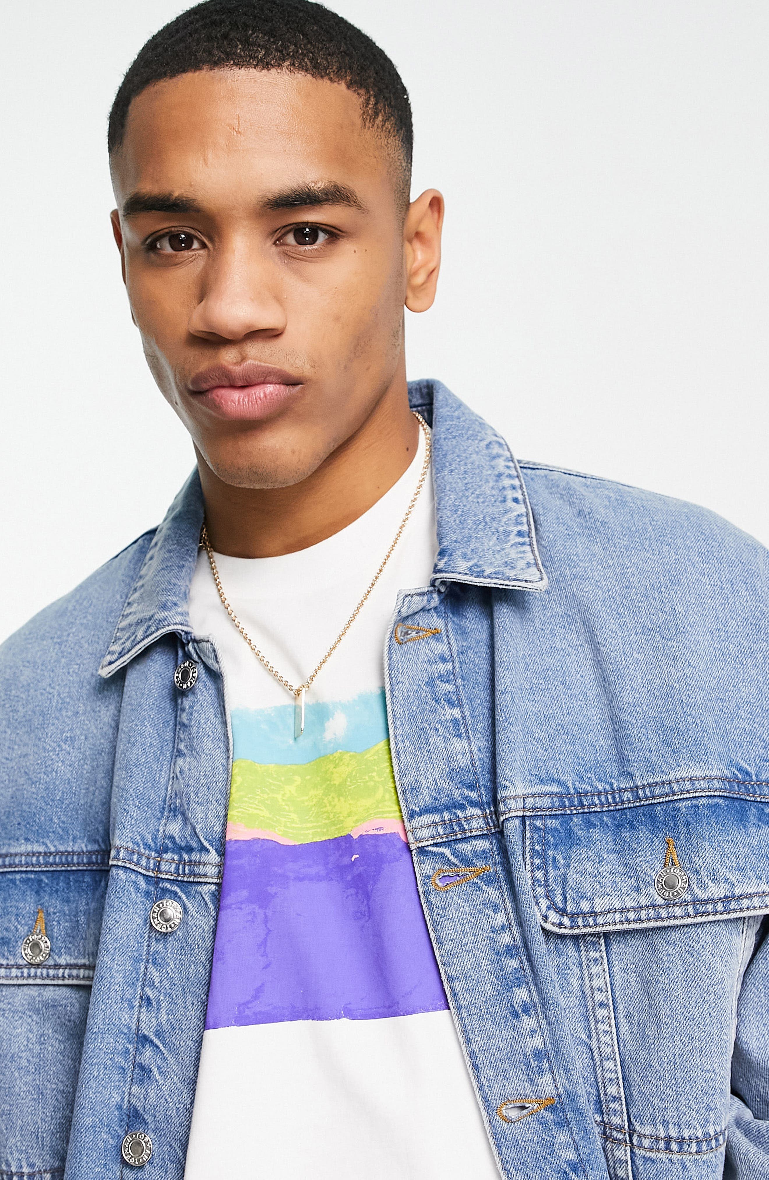 Topman Oversize Denim Jacket | Nordstrom