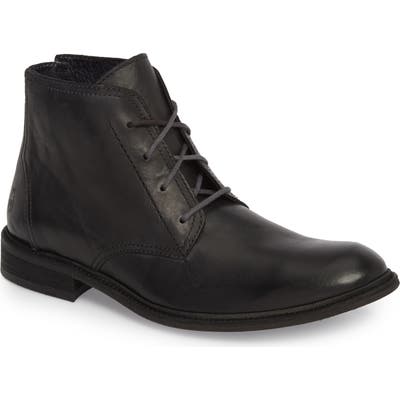 Fly London Hobi Plain Toe Chukka Boot, Black