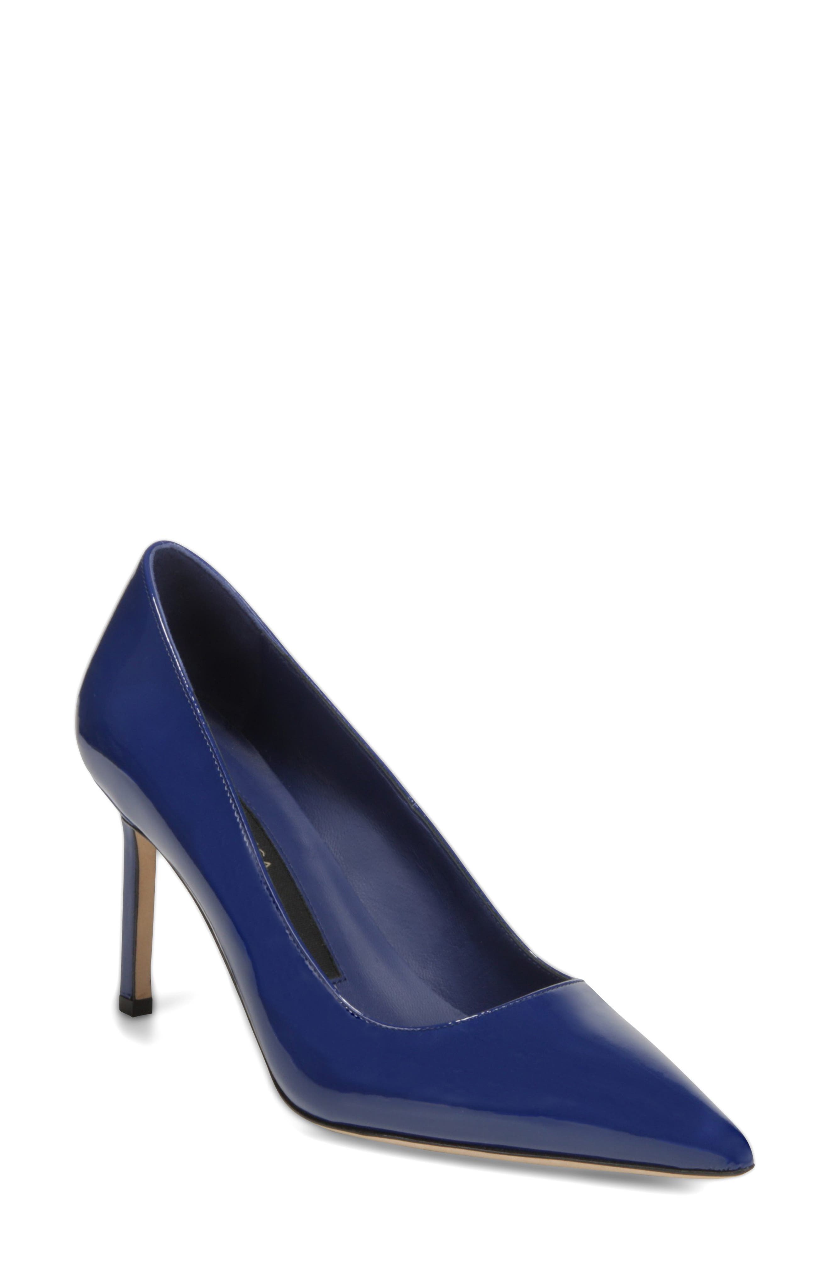 Via Spiga Nikole Pointy Toe Pump, Blue