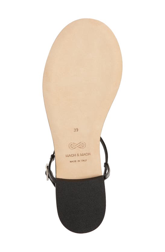Shop Mach & Mach Petite Cadeau Sandal In Black