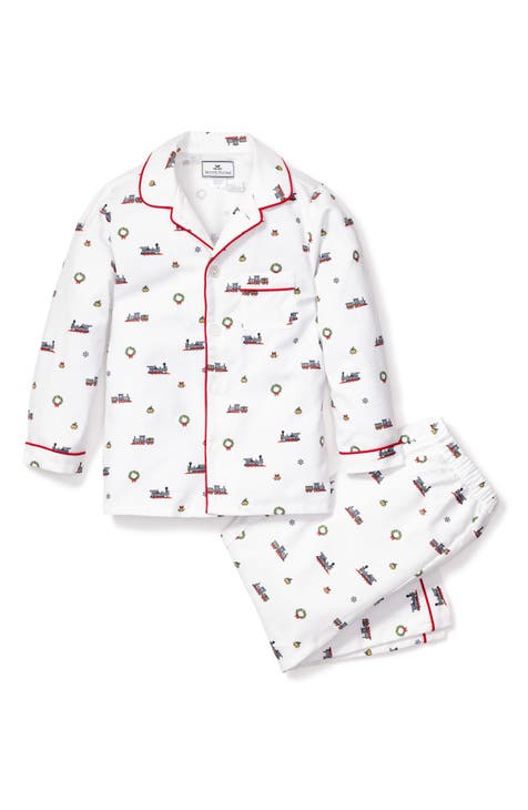 Boy White Petite Plume Birthday Wishes Pajama Short Set by Janie and Jack