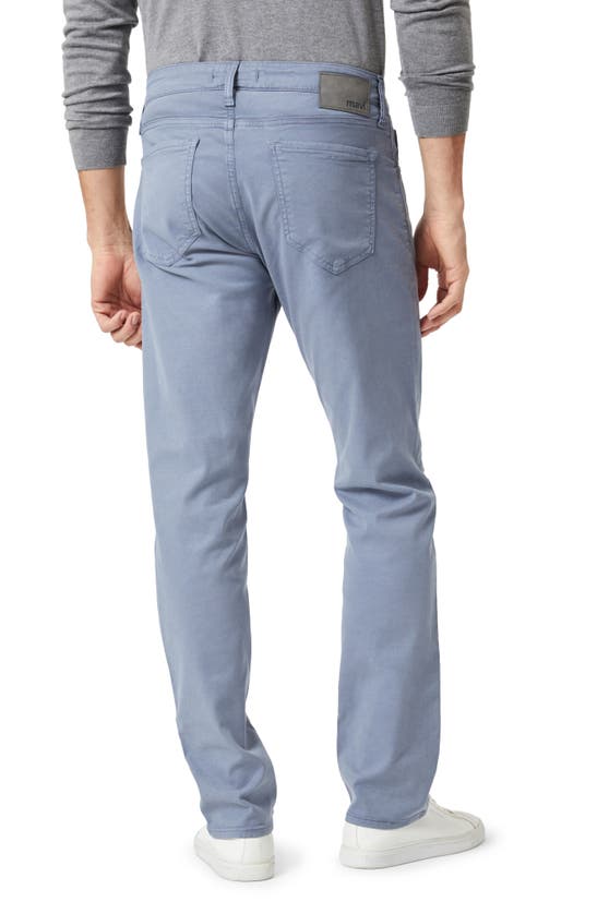 Shop Mavi Jeans Zach Straight Leg Stretch Twill Pants In Flint Stone Luxe Twill